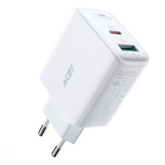 Адаптер Acefast "PD Charger 65W" (2 Type-C + USB)