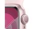 Apple Apple Watch Series 9 GPS 45mm Pink Aluminum Case w. Light Pink S. Band - S/M (MR9G3)