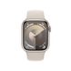 Apple Watch 9 41mm Starlingt Sport Band (S/M) (MR8T3)