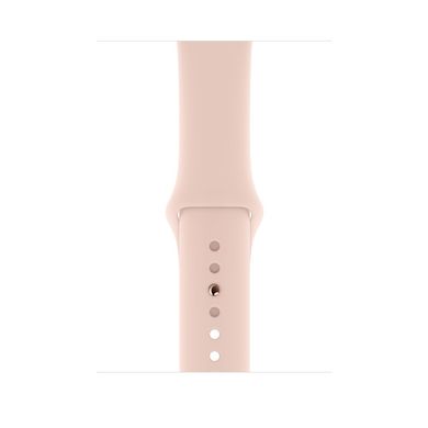 Apple Watch Series 4 GPS 44mm Gold Aluminum Case with Pink Sand Sport Band (MU6F2)