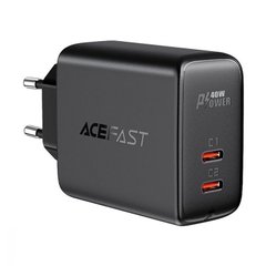Адаптер Acefast "PD Charger 40W" (2 Type-C)
