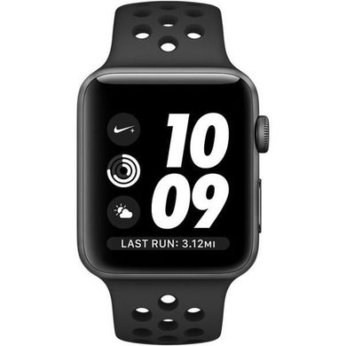 Apple Watch Nike+ 38mm Space Gray Aluminum Case with Anthracite/Black Nike Sport Band MQ162