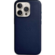 Apple Leather Case for iPhone 16 Pro (Blue) HQ