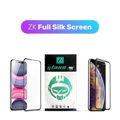Защитное стекло ZK "Full Silk Screen Anti Peel" iPhone Xs Max / 11 Pro Max (Black