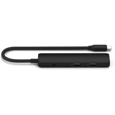 Адаптер Satechi 4-in-1 USB-C Slim Multiport Adapter 4K Black (ST-P4SK)