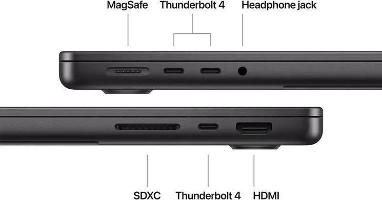Apple MacBook Pro 14" Space Black M4 16/512 (MW2U3) 2024