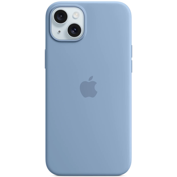 Apple Silicone Case iPhone 15 (Winter Blue) HQ