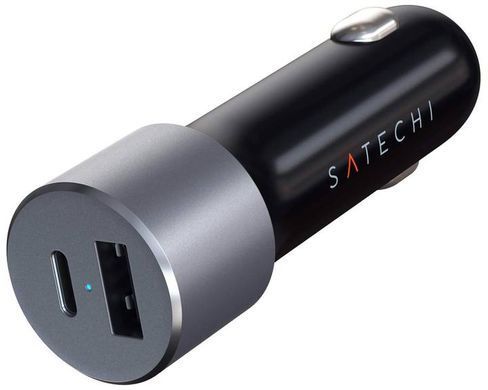 АЗП Satechi 72W Type-C PD Car Charger Space Gray (ST-TCPDCCM)