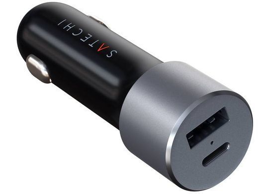 АЗП Satechi 72W Type-C PD Car Charger Space Gray (ST-TCPDCCM)