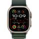 Apple Watch Ultra 2 49mm Natural Titanium Case with Dark Green Alpine Loop (Large) 2024