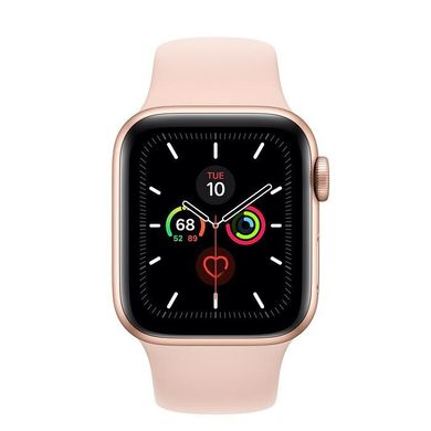 Apple Watch Series 5 GPS 40mm Gold Aluminium Case with Pink Sand Sport Band (MWV72) Б/У