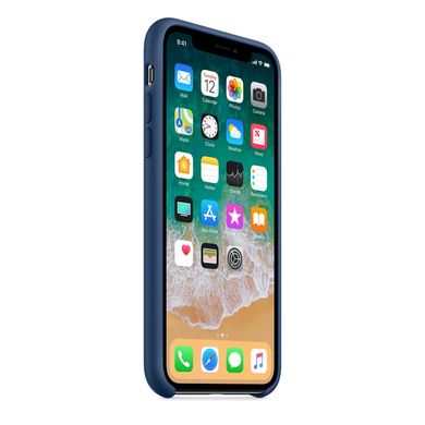 iPhone X Silicone Case (Blue Cobalt)