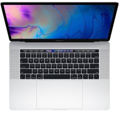 Apple MacBook Pro 15 with Touch Bar and Touch ID Silver (MR972) 2018, Silver, 512 ГБ, Новий