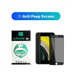 Захисне скло ZK Full Silk Screen "Anti Peep" для iPhone 7/8/SE