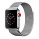 Apple Watch Series 3 38mm GPS+LTE Stainless Steel Case with Milanese Loop (MR1F2), Silver, Новый