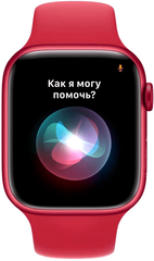Apple Watch Series 7 45mm GPS (PRODUCT) RED Aluminum Case With PRODUCT RED Sport Band (MKN93)
