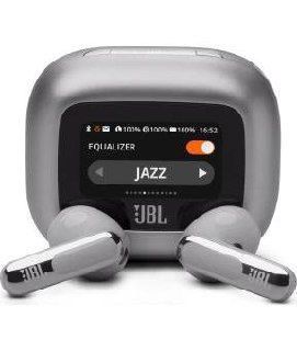 Навушники TWS JBL Live Flex Silver (JBLLIVEFLEXSVR)