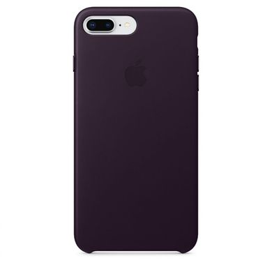 Чехол iPhone 8 Plus / 7 Plus Leather Case (Dark Aubergine)