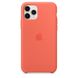 Чехол Silicone Case для iPhone 11 Pro Max Clementine (Orange)