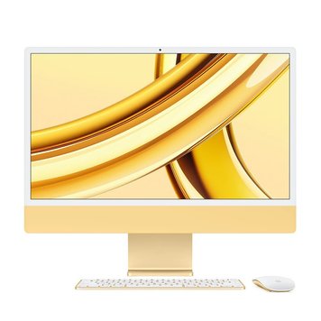 Apple iMac 24 with Retina 4.5K, Apple M3, 256GB, 8 CPU / 10 GPU, 8GB RAM, Yellow (Z19F) (2023)