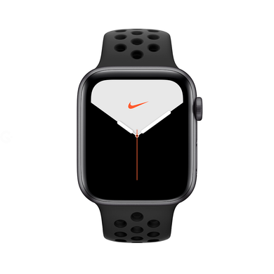 Apple Watch Series 5 Nike GPS 44mm Space Gray Aluminum Case with Anthracite/Black Sport Band (MX3W2)