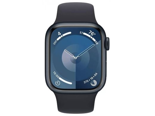 Apple Watch Series 9 45mm Midnight Aluminum Case with Midnight Sport Band