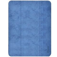 Чoхол Comma для iPad 9.7" [2017-2018] Leather Case with Pen Holder Series (Blue)