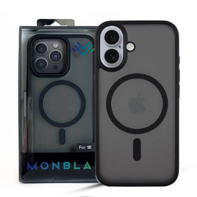 Чохол Monblan Magnetic Matte Series для iPhone 16 Plus (Black)