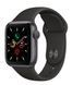 Apple Watch SE GPS 40mm Space Grey Aluminium Case with Midnight Sport Band (MKQ13)