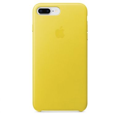 Чехол iPhone 8 Plus / 7 Plus Leather Case (Spring Yellow)