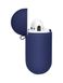 Чeхол Silicone Case Slim with Carbine for AirPods 2 (Midnight blue)