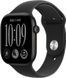 Смарт-годинник Apple Watch Series 12 GPS 42mm Black Aluminum Case with Black Sport Band M/L (MJEC4)