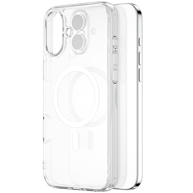 Чохол WIWU "Magnetic Crystal Series" iPhone 16 (Transparent)