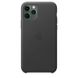 Чехол Leather Case для iPhone 11 Pro Max (Black)