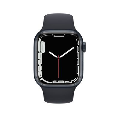 Apple Watch Series 7 GPS 41mm Midnight Aluminum Case With Midnight Sport Band (MKMX3)_OB