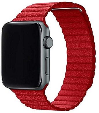Ремінець Apple Watch 38/40mm Leather Loop 1:1 Original (Red)