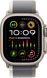 Apple Watch Ultra 2 49mm GPS + LTE Titanium Case with Green/Gray Trail Loop
