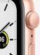 Apple Watch SE GPS + Cellular 44mm Gold Aluminum Case with Starlight Sport Band (MKRP3)