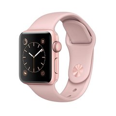 Apple Watch Series 1 38mm Rose Gold Aluminum Case with Pink Sand Sport Band (MNNH2)_Б/У