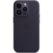 Apple Leather Case for iPhone 14 Pro Max (Deep Violet) HQ