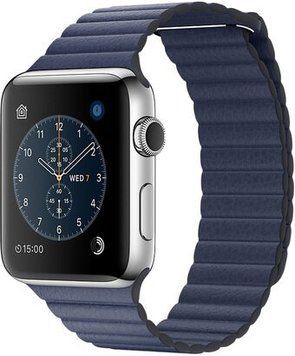 Ремінець Apple Watch 38/40mm Leather Loop&nbsp;1:1 Original (Blue)