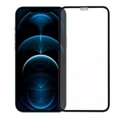 Защитное стекло  "Full Cover 4D" (Black) iPhone 12 Pro Max