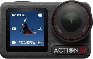 Екшн-камера DJI Osmo Action 5 Pro Adventure Combo (CP.OS.00000378.01, CP.OS.00000350.01)