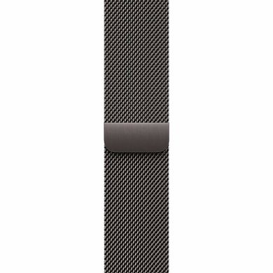 Apple Watch Series 10 GPS + LTE, 42mm Slate Titanium Case with Slate Milanese Loop