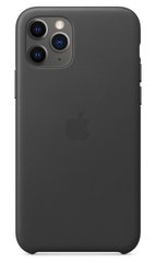 Apple iPhone 11 Pro Max Leather Case - Black (MX0E2)