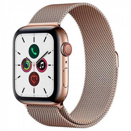 Apple Watch Series 5 GPS + Cellular 44mm Gold Stainless Steel Case