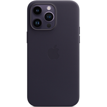 Apple Leather Case for iPhone 14 Pro (Ink) HQ