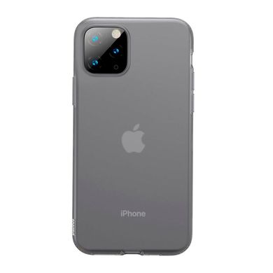 Чехол Baseus Jelly Liquid Silica Gel Transparent Black для iPhone 11 Pro