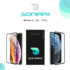 Защитное стекло Soneex "Full Silk Screen 0.26mm" iPhone X/XS/11 pro(Black)