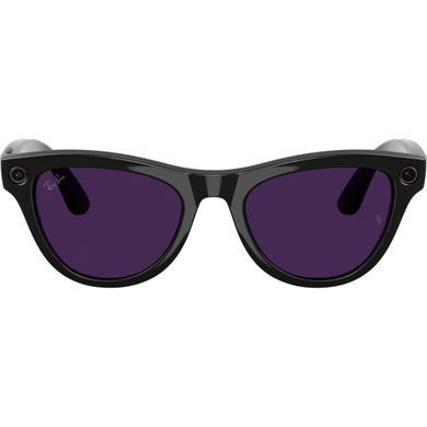 Смарт-окуляри Ray-Ban Meta Skyler Gen 2 St. Shiny Black Frame/Clear to Amethyst Transitions Lenses (RW4014 601/CH 52-20)